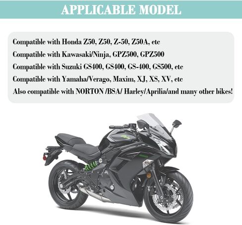 مفتاح ضوء فرامل الدراجة النارية، مفتاح فرامل خلفي مع طقم زنبركي متوافق مع دراجة Honda Yamaha Kawasaki Scooter ATV Bike، ملحقات الدراجات النارية العالمية مفتاح أضواء الذيل in Kuwait