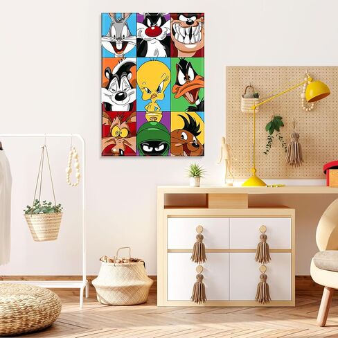 مجموعات الطلاء المؤطرة بالأرقام من MOGTAA للبالغين المبتدئين، طلاء كرتوني بالأرقام للفتيات من سن 8 إلى 12 عامًا، مجموعات الطلاء الزيتي DIY للديكور المنزلي (12 × 16 بوصة) in Kuwait