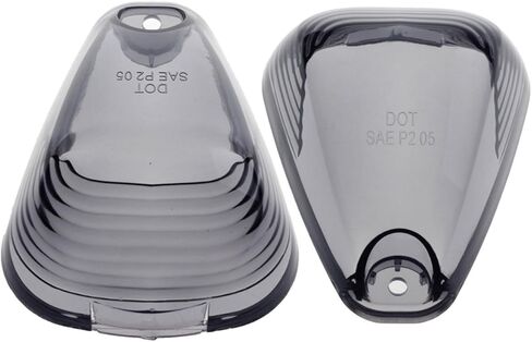 5 X Cab Marker Light Cover, Compatible with 1999-2016 Ford F250 F350 F450 F550 F650 F750 E150 E250 E350 E450 Super Duty Pickup Trucks Cab Roof Running Light, Top Clearance Light(Amber Cover) in Kuwait