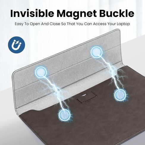 حافظة Omnpak لجهاز MacBook Air مقاس 15 بوصة، حافظة كمبيوتر محمول رفيعة طاردة للماء مع حامل لجهاز MacBook Air M3/M2 الجديد مقاس 15.3 بوصة، وMacBook Pro 15 in Kuwait