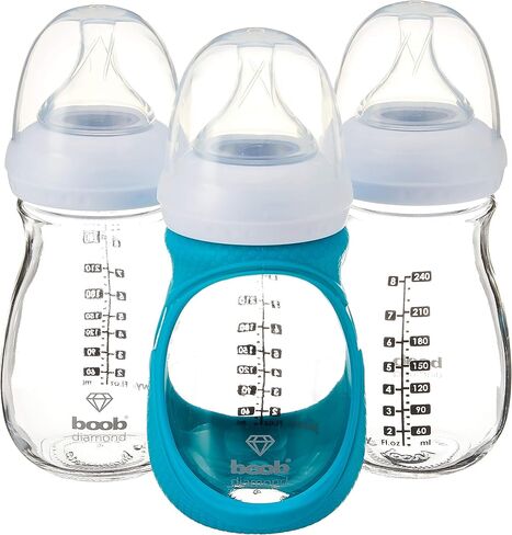 JOOVY Boob Diamond 8 Ounce 3 Piece with Turq Sleeve, 1.44 Pounds in Saudi Arabia