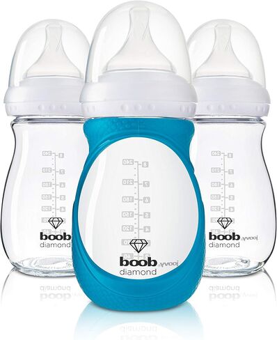 JOOVY Boob Diamond 8 Ounce 3 Piece with Turq Sleeve, 1.44 Pounds in Saudi Arabia