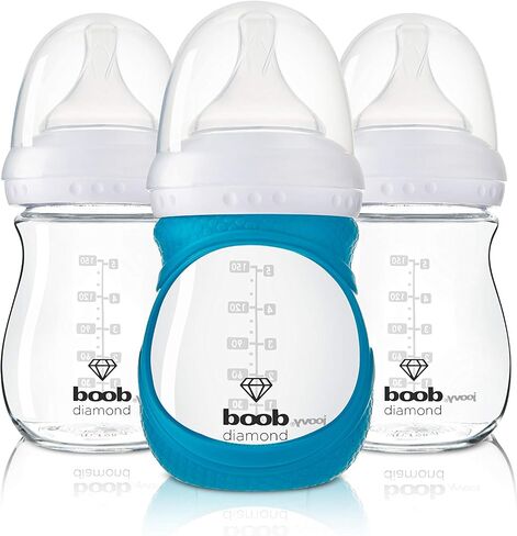 JOOVY Boob Diamond 8 Ounce 3 Piece with Turq Sleeve, 1.44 Pounds in Saudi Arabia