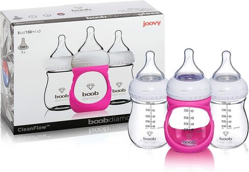 جوفي بوب دايموند 8 أونصة 3 قطع بأكمام وردية، 1.44 جنيه in Kuwait