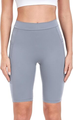 شورت نسائي للتمرين بظهر على شكل حرف V بدون خياطة بمؤخرة ضيقة لراكبي الدراجات في صالة الألعاب الرياضية، شورت عالي الخصر لليوجا in Kuwait