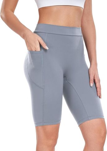 شورت نسائي للتمرين بظهر على شكل حرف V بدون خياطة بمؤخرة ضيقة لراكبي الدراجات في صالة الألعاب الرياضية، شورت عالي الخصر لليوجا in Kuwait