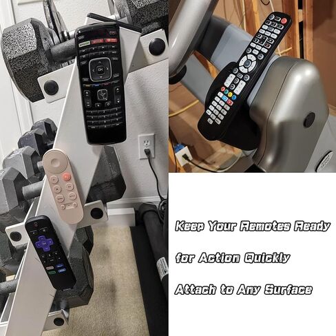 ulibermagnet حامل التحكم عن بعد المغناطيسي، 4 حزمة قوية التحكم عن بعد الجدار المغناطيسي للمنزل مكتب المدرسة rv السرير، منظم قوي للتحكم عن بعد للمفتاح، تلفزيون، مكيف الهواء، مذكرة مذكرة مقاطع in Kuwait