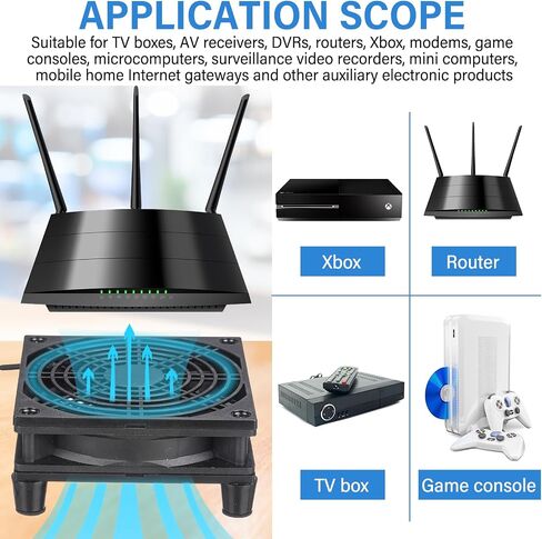 6 Pack 120mm USB Computer Fan 5V USB Cooling Fan Double Ball Bearing 50,000 Hours Life USB Powered Fan No Assembly Required Xbox Cooling Fan for Cooling PC Receiver DVR TV Box Router in Saudi Arabia
