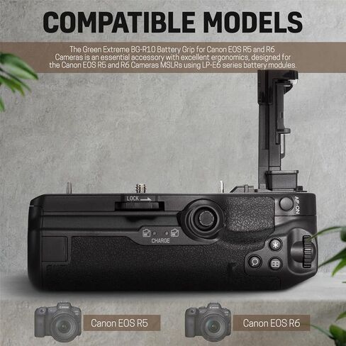 مقبض بطارية BG-R10 لكاميرات Canon EOS R5 وR6 in Kuwait