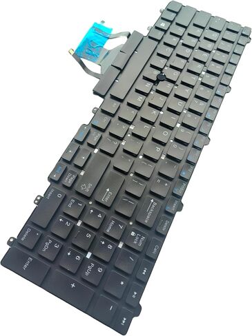 جديد لـ Dell Latitude 5580 5590 5591 E5550 E5570 Precision 3510 3520 3530 7510 7520 7710 7720 383D7 0383D7 لوحة مفاتيح بإضاءة خلفية ومؤشر وأزرار - إصدار أمريكي in Kuwait