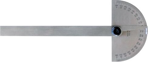 Mitutoyo-968-202 Protractor, Semi-Circular, 6 in, Non-Grad in Saudi Arabia