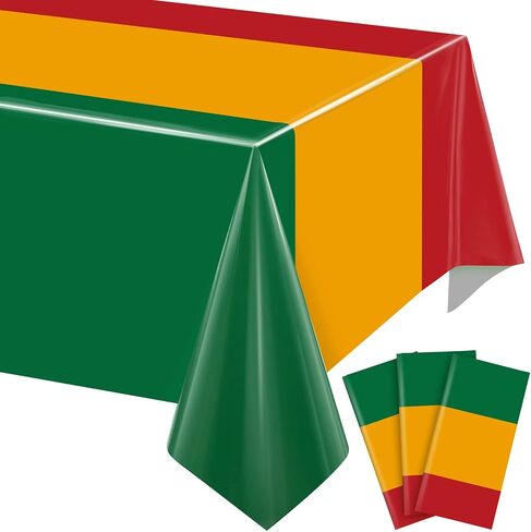 Capoda 6 Pack Juneteenth Tablecloths 108 x 54 Inch Large Happy Juneteenth Table Covers Freedom Day Table Covers June 19th African Afro American Independence Plastic Tablecloths for Juneteenth Party in Saudi Arabia
