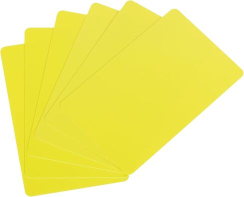 MECCANIXITY 40pcs Blank PVC Cards Color, CR80 15Mil Plastic Cards Blank ID Card Waterproof for ID Badge, Credit Cards, Identification Badges, Printer, Green in Saudi Arabia