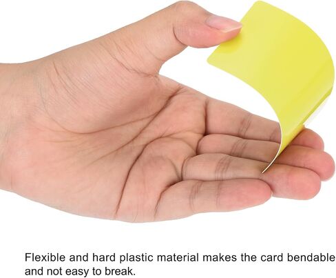 MECCANIXITY 40pcs Blank PVC Cards Color, CR80 15Mil Plastic Cards Blank ID Card Waterproof for ID Badge, Credit Cards, Identification Badges, Printer, Green in Saudi Arabia