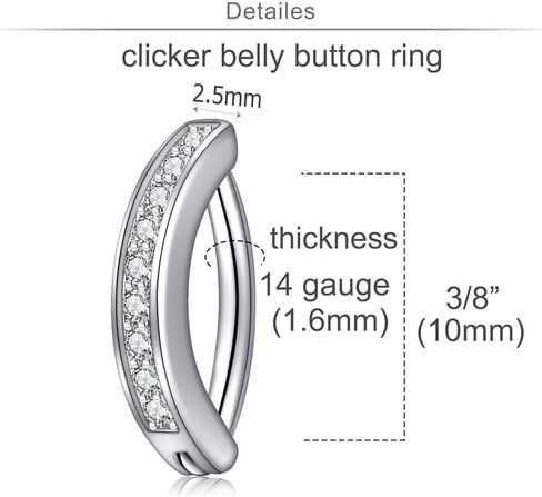 MODRSA خاتم زر البطن للنساء سلسلة بطن فضية سلسلة الخصر الفضية مجوهرات زر البطن ثقب حلقات البطن فضية سلسلة الجسم مجوهرات للنساء in Kuwait