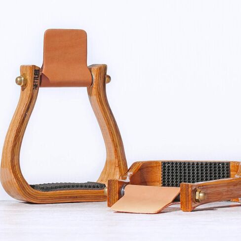 Nettles The Gripper Barrel Racer 2" Tread Western Stirrup Regular Size in Saudi Arabia