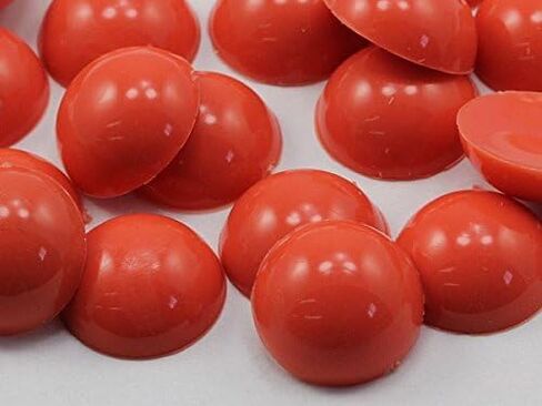KraftGenius Allstarco 15 مم كبوشن أكريليك مستدير مسطح الظهر، ألوان متنوعة، أحجار كريمة بلاستيكية للحرف اليدوية، تزيين البطاقات، صناعة المجوهرات، مستلزمات صناعة المجوهرات، جواهر تنكرية - 120 قطعة in Saudi Arabia