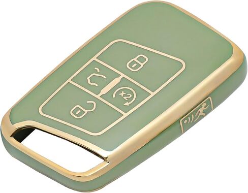 غطاء مفتاح Fob من OFFCURVE لسيارة Volkswagen Special Key Fob غطاء حامل لـ 2018-2022 VW Atlas Golf Alltrack Atlas Jetta Passat Arteon iguan Smart 4 أزرار ملحقات Key Fob، أرجواني in Kuwait