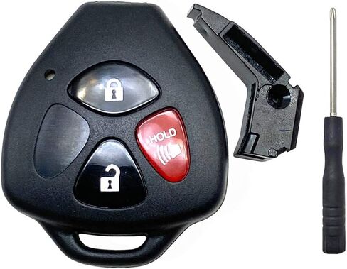 القطع غير مطلوب - 3 أزرار بديلة لغطاء حافظة المفاتيح يناسب Toyota Scion TC RAV4 2008-2013 Avalon / 2007-2011 Camry / 2008-2013 Corolla / 2009-2014 Venza Key Cover in Kuwait