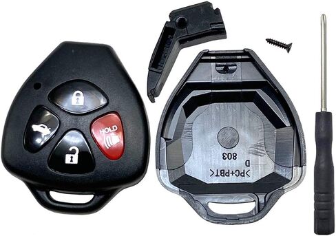 القطع غير مطلوب - 3 أزرار بديلة لغطاء حافظة المفاتيح يناسب Toyota Scion TC RAV4 2008-2013 Avalon / 2007-2011 Camry / 2008-2013 Corolla / 2009-2014 Venza Key Cover in Kuwait