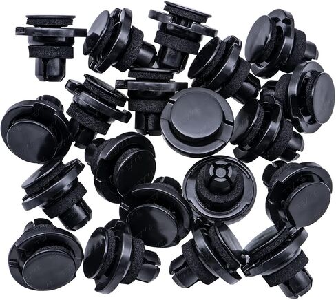 Rexka Rocker Moulding Push-Type Retainer with Sealer for Subaru 90914-0055 Tribeca, Forrester, Impreza, Legacy & Outback 2006 - (Pack of 10) in Saudi Arabia