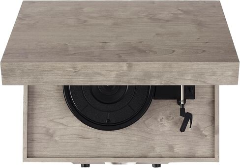 مركز كروسلي CR7011A-GY ماكوين الترفيهي مع بلوتوث وراديو AM/FM ومشغل أقراص مضغوطة وسطح كاسيت ومدخل Aux-in، رمادي in Kuwait