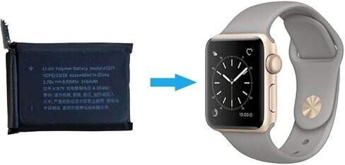 A1579 Battery for Apple Watch Series 1 42mm A1554 A1803 7000 in Kuwait