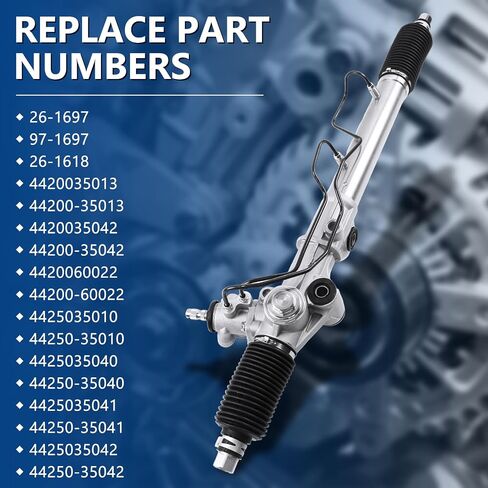 26-1697 26-1618 Power Steering Rack Pinion Assembly Fits for 1995-2004 Tacoma 2.4L/3.4L, Fits for 1996-2002 4Runner 3.4L, Replace OE 26-1697 26-1618 4420035013 4420035042 in Saudi Arabia