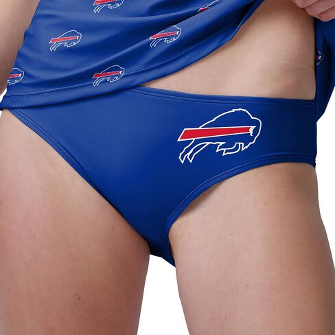 قطعة بيكيني سفلية صغيرة للسيدات من FOCO Buffalo Bills NFL بشعار صغير - M in Saudi Arabia