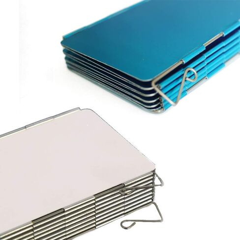 الزجاج الأمامي لموقد التخييم، 10 ألواح من الألومنيوم للتخييم وخفيفة الوزن وقابلة للطي وموقد التعبئة للزجاج الأمامي. in Kuwait