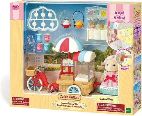 Calico Critters Popcorn Trike, Dollhouse Playset with Figure and Accessories in Kuwait