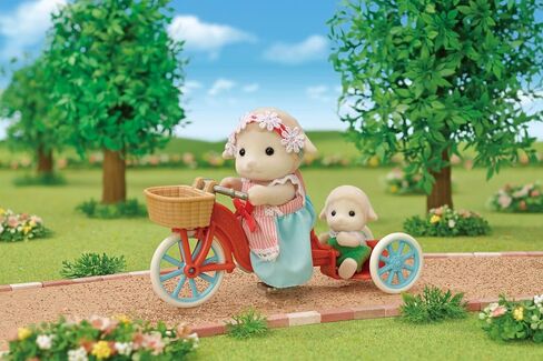 Calico Critters Popcorn Trike, Dollhouse Playset with Figure and Accessories in Kuwait