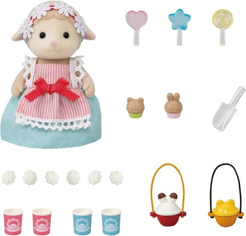 Calico Critters Popcorn Trike, Dollhouse Playset with Figure and Accessories in Kuwait