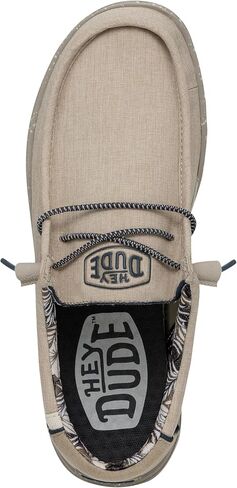 Hey Dude Men's Wally H2O Sand Dollar Size 6 | Men's Loafers | Men's Slip On Shoes | Comfortable & Light-Weight in Saudi Arabia