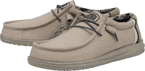 Hey Dude Men's Wally H2O Sand Dollar Size 6 | Men's Loafers | Men's Slip On Shoes | Comfortable & Light-Weight in Saudi Arabia