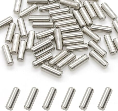 50 Pcs Stainless Steel Shelves Dowel Pins, Dowel Pin Hardware Shelf Support Pegs Pin Fastener (5mm x 15mm) in Saudi Arabia