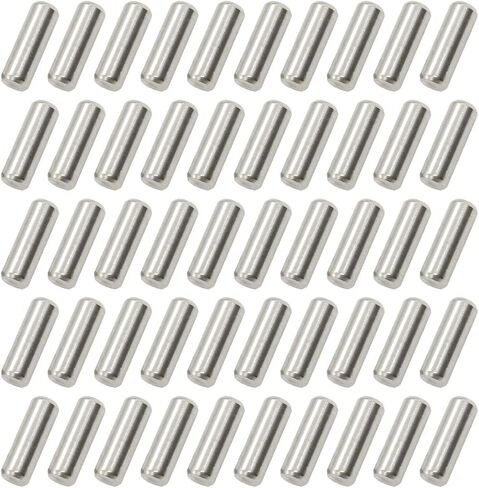 50 Pcs Stainless Steel Shelves Dowel Pins, Dowel Pin Hardware Shelf Support Pegs Pin Fastener (5mm x 15mm) in Saudi Arabia