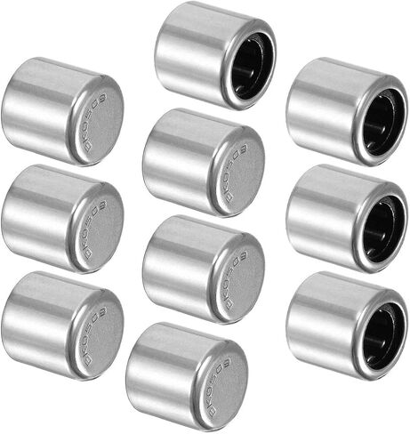 uxcell BK0509 Needle Roller Bearings, Drawn Cup Closed End, 5mm Bore 9mm OD 9mm Width 10pcs in Saudi Arabia