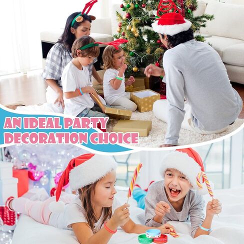 Quelay 48 Pack Christmas in July Silicone Bracelets Decor Set July Summer Wristband Accessories Christmas Party Sports Wristband Summer Beach Party Decorations for Xmas Holiday Party Supplies in Saudi Arabia