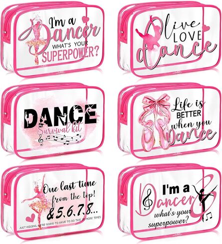 Cunno Clear Makeup Bags Survival Kit Cosmetic Bags for Beach Cruise Swim Nurse Teacher Dance Cheer Gift Summer PVC Waterproof Travel Toiletry Handbags Purses Organizer (Teacher) in Saudi Arabia