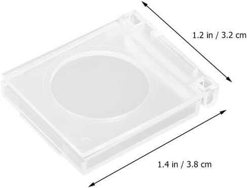 غطاء زر الضغط الآمن 4 قطعة غطاء زر الضغط المسطح غطاء غبار بلاستيكي لغطاء زر ضغط الكمبيوتر 25 مم in Kuwait