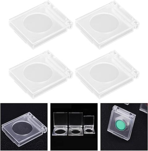 غطاء زر الضغط الآمن 4 قطعة غطاء زر الضغط المسطح غطاء غبار بلاستيكي لغطاء زر ضغط الكمبيوتر 25 مم in Kuwait