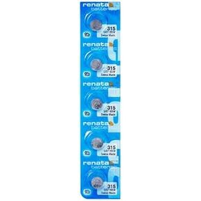 Renata Batteries 315 Silver Oxide Watch Battery (5 Pack)