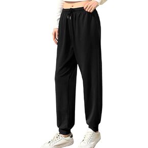 بنطال رياضي نسائي من Annenmy بجيوب، بنطال رياضي فضفاض برباط، بنطال رياضي كاجوال للسيدات in Kuwait