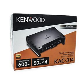 Kenwood KAC-511 Class D Digital Mono Amplifier with Variable Low-Pass Crossover - Black