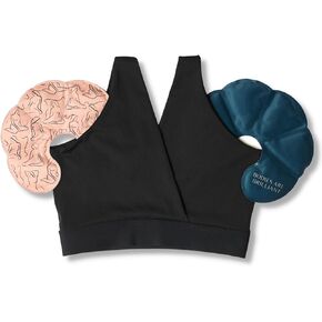 Nyssa FourthWear Postpartum Bralette, FSA/HSA Eligible, Pocketed Dual-Layer Design to Hold Ice/Heat Relief