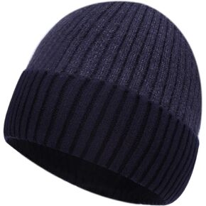 Mens Winter Beanie Hat Warm Slouchy Knit Cable Cuff Cap Toboggan Ski Skull Cap