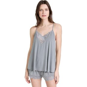 طقم بيجامة Floretta II Knit Cami للسيدات من Flora Nikrooz مع زخرفة من الدانتيل in Kuwait
