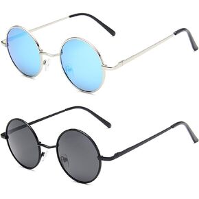 P1PSZ Gojo-Satoru Glasses 2pc Anime Go-jo Satoru Cosplay Sunglasses Blue Eyewear Accessories