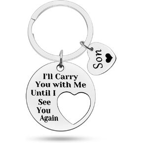 Memorial Keychain Son Memorial Gifts Sympathy Keychain Gift Loss of Loved 1for Mother Father Remembrance Jewelry Gift for Parents Bereavement Keyring Miscarriage Loss of Son Infant for Mom Dad